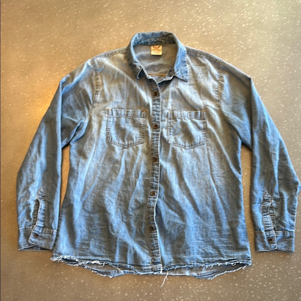 Women's Blue Denim Shirt